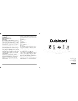 Предварительный просмотр 4 страницы Cuisinart CPT-2000C Instruction Booklet