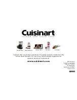 Предварительный просмотр 20 страницы Cuisinart CR-8 Instruction/Recipe Booklet