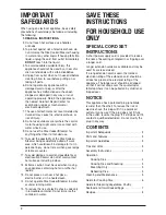 Preview for 2 page of Cuisinart CRC-400 Instruction/Recipe Booklet