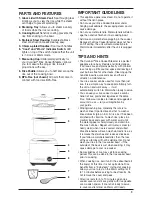 Предварительный просмотр 3 страницы Cuisinart CRC-400 Instruction/Recipe Booklet