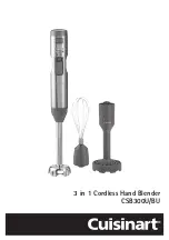 Cuisinart CS300BU Instructions For Use Manual preview