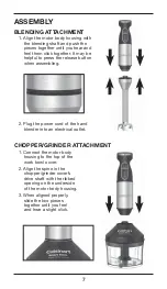 Preview for 7 page of Cuisinart CSB-179A Instruction And Recipe Booklet