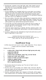 Preview for 26 page of Cuisinart CSB-179A Instruction And Recipe Booklet