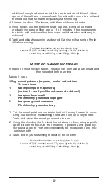 Preview for 27 page of Cuisinart CSB-179A Instruction And Recipe Booklet