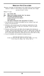 Preview for 29 page of Cuisinart CSB-179A Instruction And Recipe Booklet