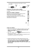 Предварительный просмотр 10 страницы Cuisinart CSB-300 Instruction And Recipe Booklet