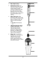 Предварительный просмотр 5 страницы Cuisinart CSB-85C Instruction And Recipe Booklet