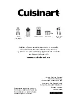 Предварительный просмотр 32 страницы Cuisinart CSB-85C Instruction And Recipe Booklet