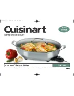 Предварительный просмотр 1 страницы Cuisinart CSK-150 - Nonstick Oval Electric Skillet Instruction Booklet