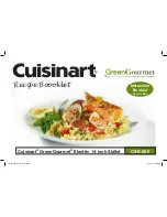 Предварительный просмотр 1 страницы Cuisinart CSK-250 - GreenGourmet Nonstick Electric Skillet Instruction Booklet