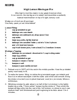 Preview for 8 page of Cuisinart CTG-00-CTOR Instruction And Recipe Booklet