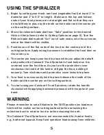 Preview for 5 page of Cuisinart CTG-00-SPI4 Instruction And Recipe Booklet