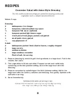 Preview for 8 page of Cuisinart CTG-00-SPI4 Instruction And Recipe Booklet