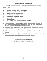 Preview for 10 page of Cuisinart CTG-00-SPI4 Instruction And Recipe Booklet