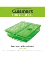 Предварительный просмотр 1 страницы Cuisinart CTG-00-SSC Instruction And Recipe Booklet