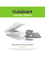 Предварительный просмотр 1 страницы Cuisinart CTG-00-VC Instruction And Recipe Booklet