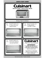 Предварительный просмотр 1 страницы Cuisinart Custom Classic Quick Start Manual