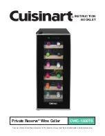 Cuisinart CWC-1200TS Instruction Booklet preview