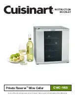 Cuisinart CWC-1600 - Private Reserve Wine Cellar Instruction Booklet preview