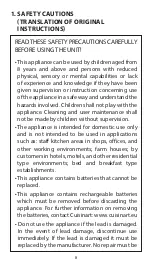 Preview for 10 page of Cuisinart CWO50E Instructions Manual