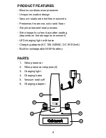 Preview for 4 page of Cuisinart CWP-55C Instruction Booklet