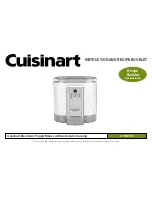 Cuisinart CYM-100 Instruction And Recipe Booklet preview