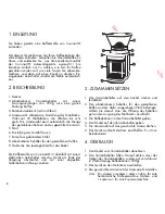 Preview for 8 page of Cuisinart DBM8E Instruction Manual