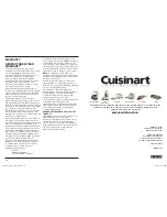 Предварительный просмотр 6 страницы Cuisinart DCC-1100C - Coffee Maker - 12 Cup Instruction Booklet