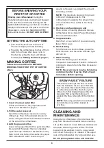 Preview for 8 page of Cuisinart DCC-1120 Series Instruction Booklet