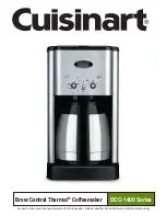 Preview for 1 page of Cuisinart DCC-1400 Series User Manual