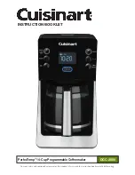 Preview for 1 page of Cuisinart DCC-2900C Instruction Booklet