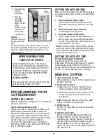 Preview for 8 page of Cuisinart DCC-3000C Instruction Booklet