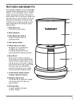 Предварительный просмотр 5 страницы Cuisinart DCC-450 Series Instruction And Recipe Booklet