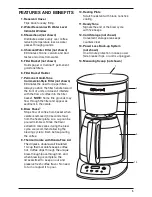 Предварительный просмотр 5 страницы Cuisinart DCC-755BK - Thermal Programmable Coffeemaker Bundle Wit Instruction Booklet