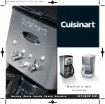 Cuisinart DCC1200E Instructions Manual предпросмотр