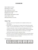 Preview for 9 page of Cuisinart DE LUXE ICE-1611 Instruction Manual & Recipe Booklet