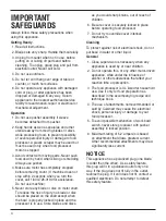 Предварительный просмотр 4 страницы Cuisinart Deluxe 11 DFP-11 Instruction/Recipe Booklet