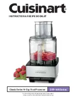 Cuisinart DFP-14N Series Instruction/Recipe Booklet предпросмотр