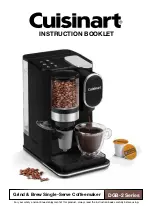 Cuisinart DGB-2 Series Instruction Booklet preview