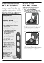 Предварительный просмотр 7 страницы Cuisinart DGB-450C Series Instruction Booklet