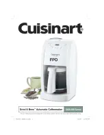 Предварительный просмотр 1 страницы Cuisinart DGB-550 Product Manual