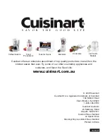 Preview for 1 page of Cuisinart DGB-600BCA User Manual