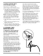 Preview for 12 page of Cuisinart DGB-600BCFR - Grind And Brew Coffee Maker User Manual