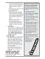 Preview for 9 page of Cuisinart DGB-650C Series Instruction Booklet