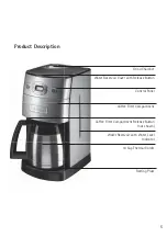 Предварительный просмотр 5 страницы Cuisinart DGB650BCU Information Booklet