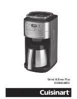 Предварительный просмотр 1 страницы Cuisinart DGB900BCU Grind & Brew Plus Instruction Manual