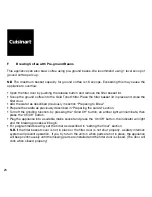 Предварительный просмотр 20 страницы Cuisinart DGB900BCU Instruction Manual