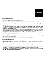 Предварительный просмотр 21 страницы Cuisinart DGB900BCU Instruction Manual