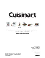 Preview for 72 page of Cuisinart DLC-2 Instruction And Recipe Booklet