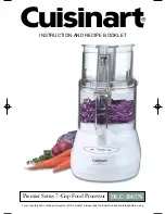 Cuisinart DLC 2007 - Prep 7 Food Processor Instruction And Recipe Booklet preview